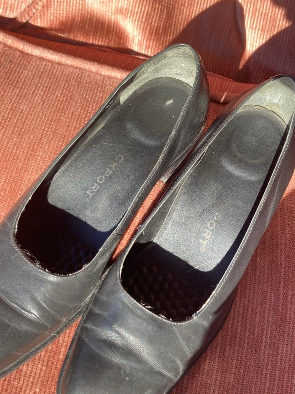 Cute little black block heeled ballet Rockport - Picture 4 of 8